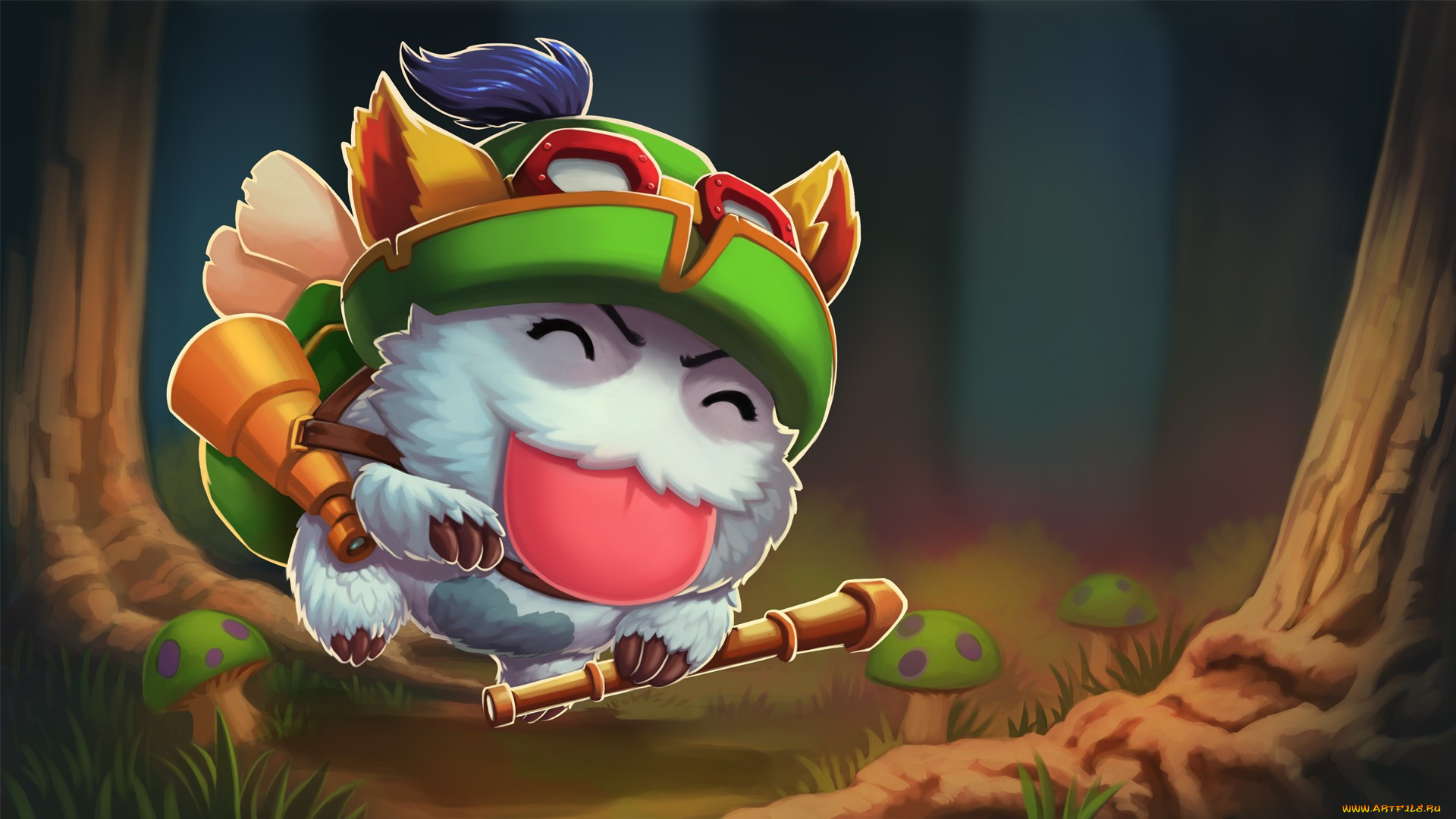  ,  , cartoons, teemo, , , poro